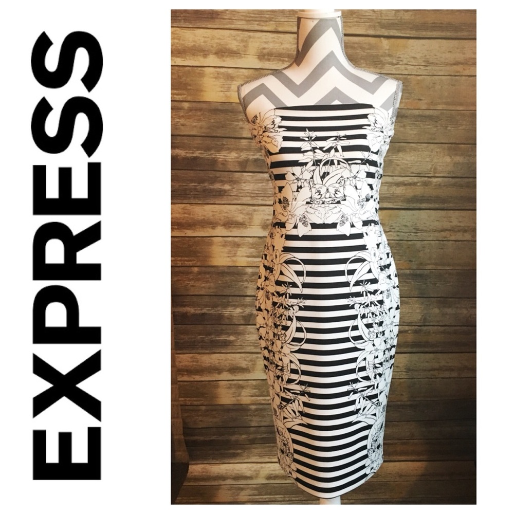 Express Strapless Dress